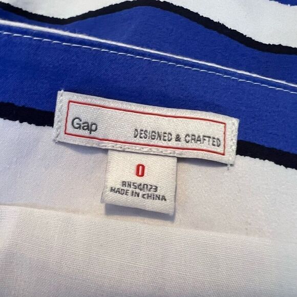 Gap Blue and White Striped Sleeveless Dress, Sundress Size 0 - Picture 6 of 7